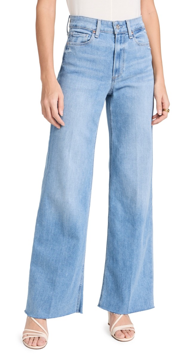 PAIGE Anessa 31 Jeans with Raw Hem Helena