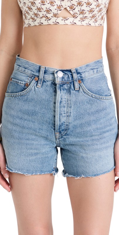 RE/DONE 50s Cutoff Shorts COOL MED BLU