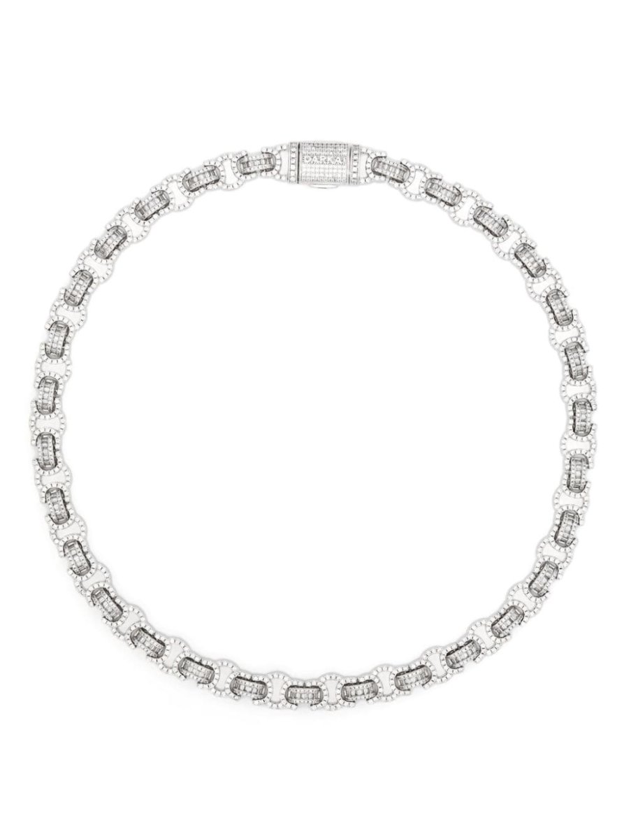 crystal-embellished necklace