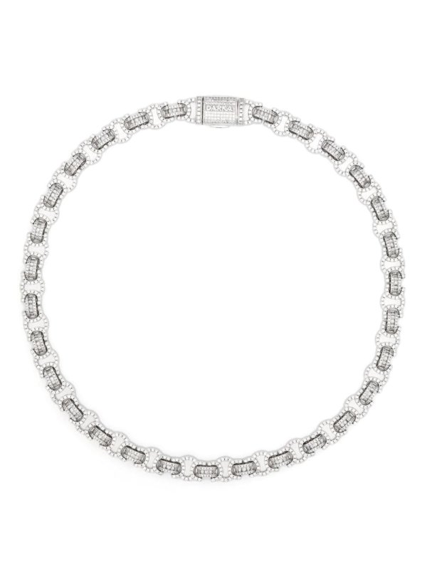 crystal-embellished necklace