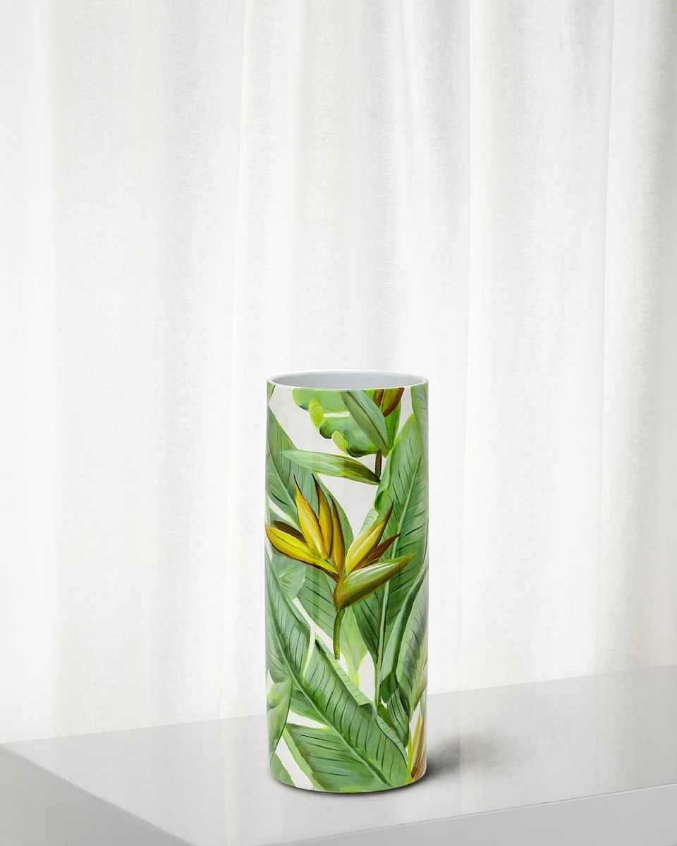 Bird of Paradise Short Vase