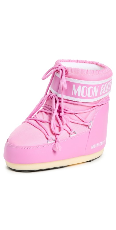 Moon Boot Icon Low Nylon Boots Pink