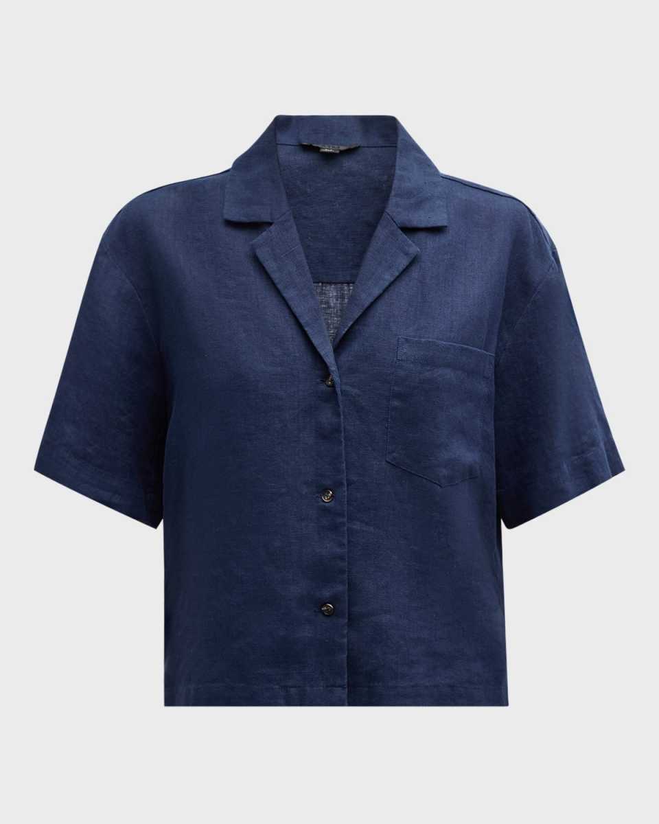 Heavyweight Linen Camp Shirt