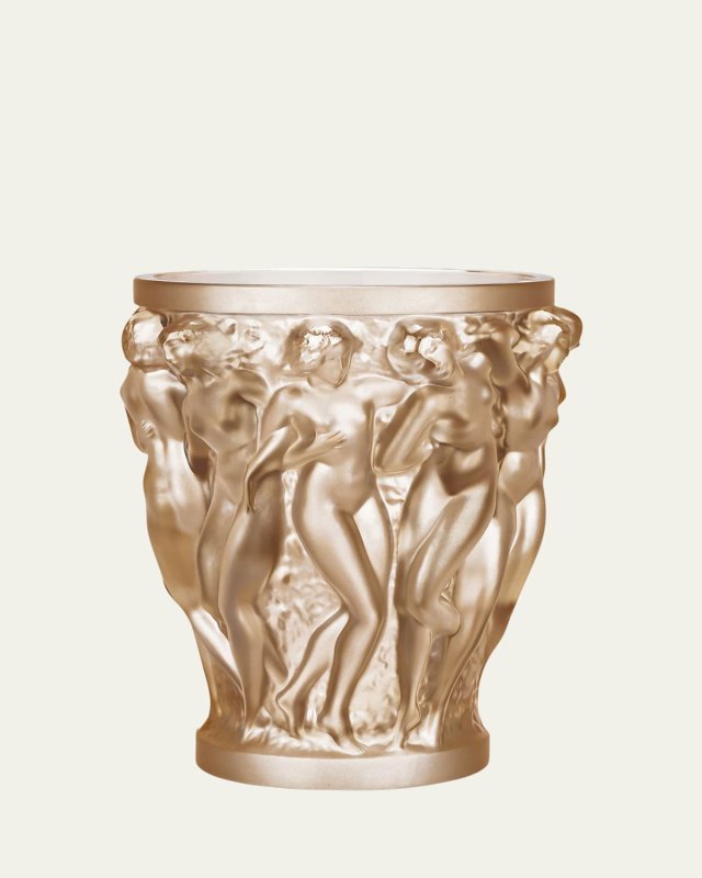 Bacchantes Gold Luster Vase