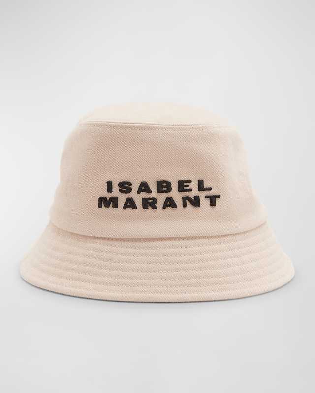 Haley Embroidered Logo Canvas Bucket Hat