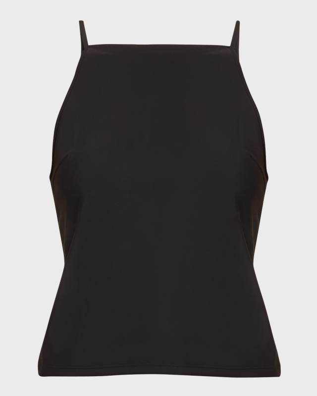 Ponte Square-Neck Tank Top