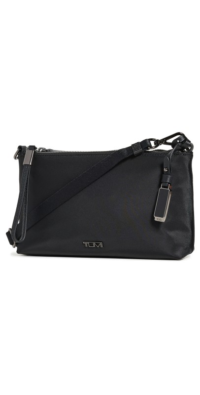 TUMI Adela Crossbody Black/Gunmetal