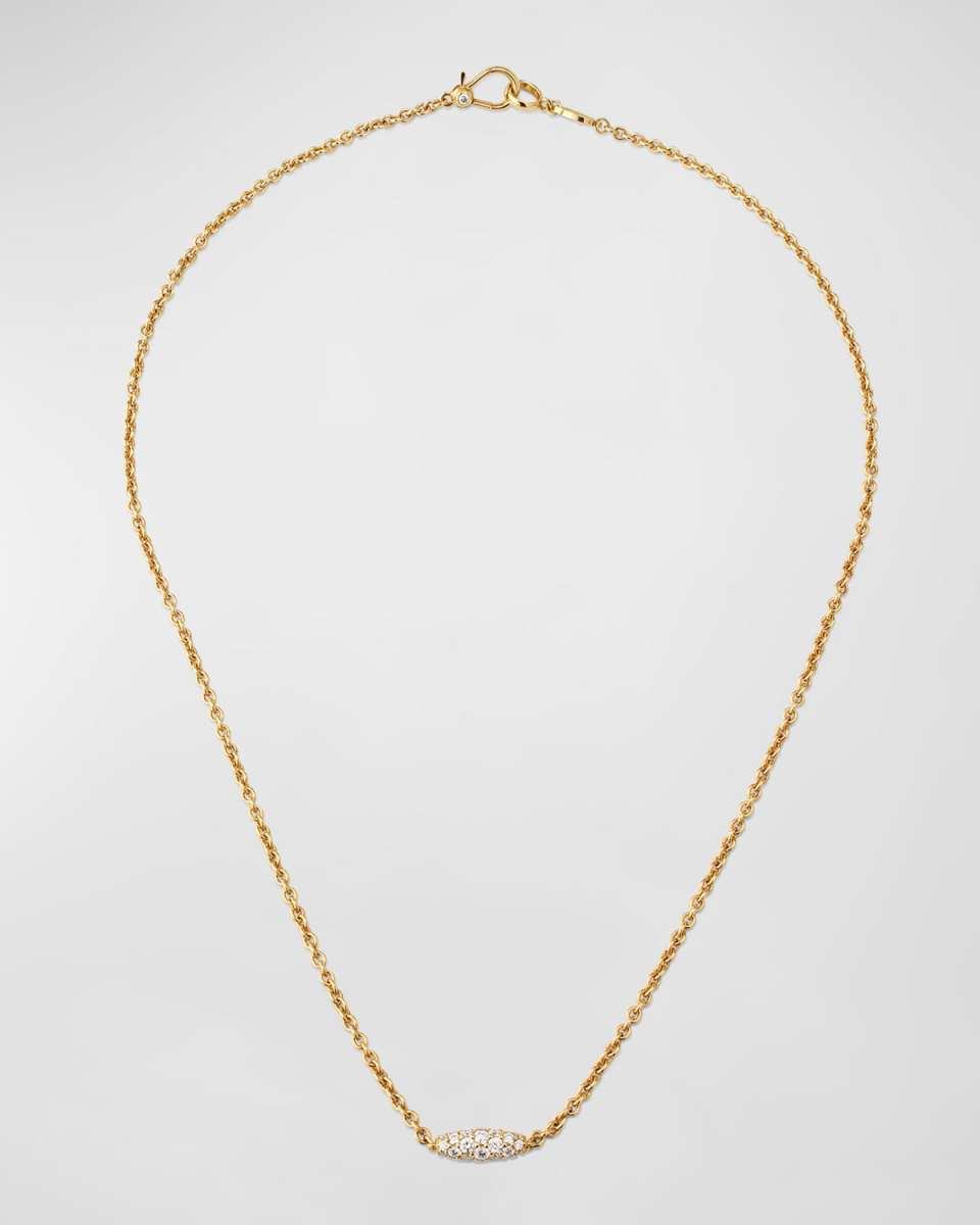 Pipette & Linea 18k Gold Diamond Necklace