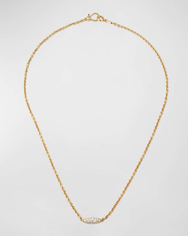 Pipette & Linea 18k Gold Diamond Necklace
