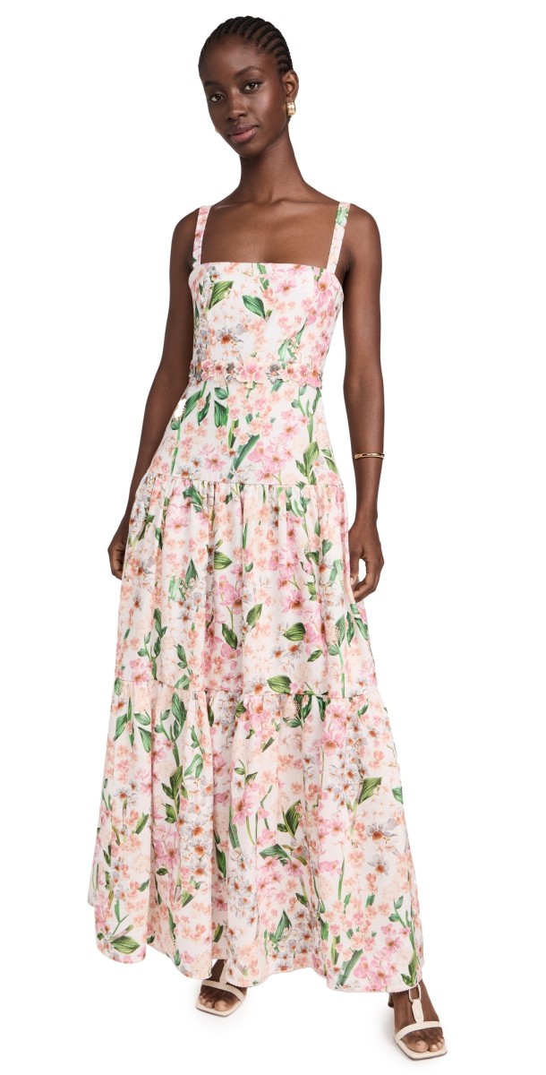 Agua by Agua Bendita Lima Jardinera Dress Multicolor