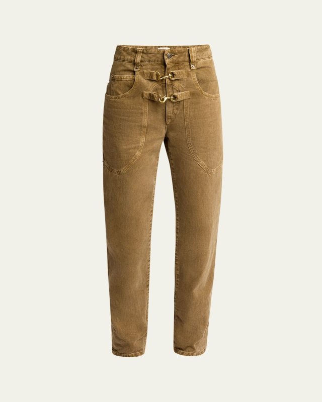 Brinley Buckle Denim Jeans