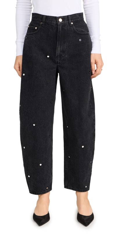 RHODE Jenna Jeans Ink Mirror Denim