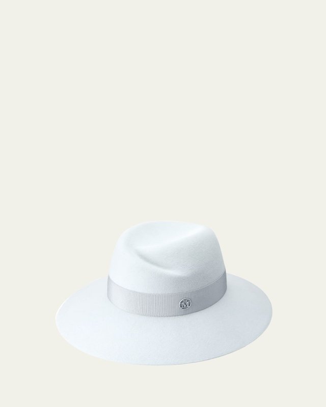 Virginie Blue Felt Fedor
