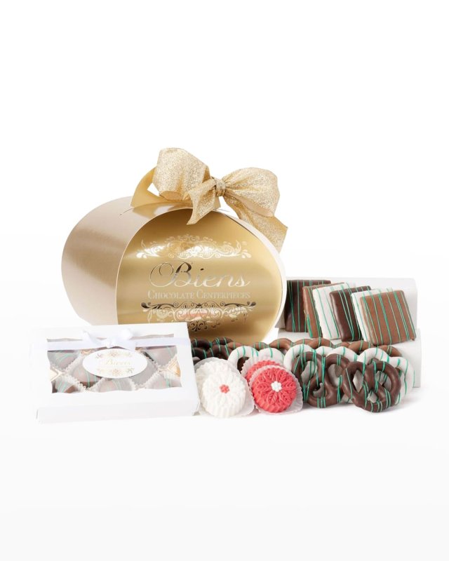 Christmas Large Tulip Box - Gold
