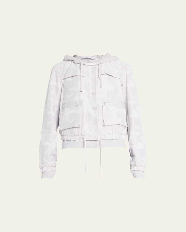 Skyfall Camo-Print Aviator Jacket