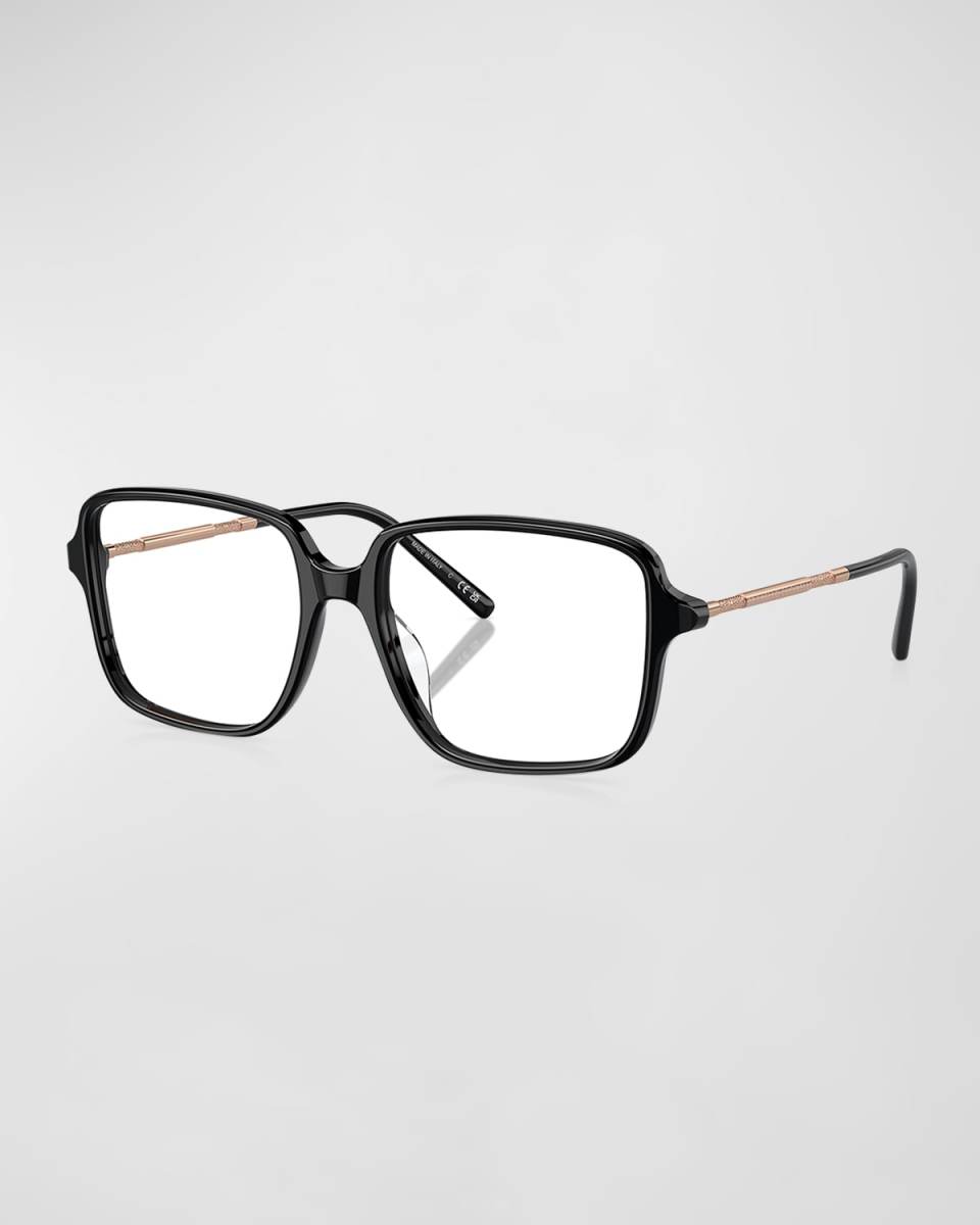 Modern Mixed-Media Square Glasses