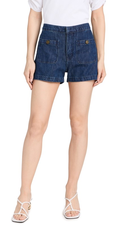 FRAME Patch Pocket Trouser Shorts Cleopatra