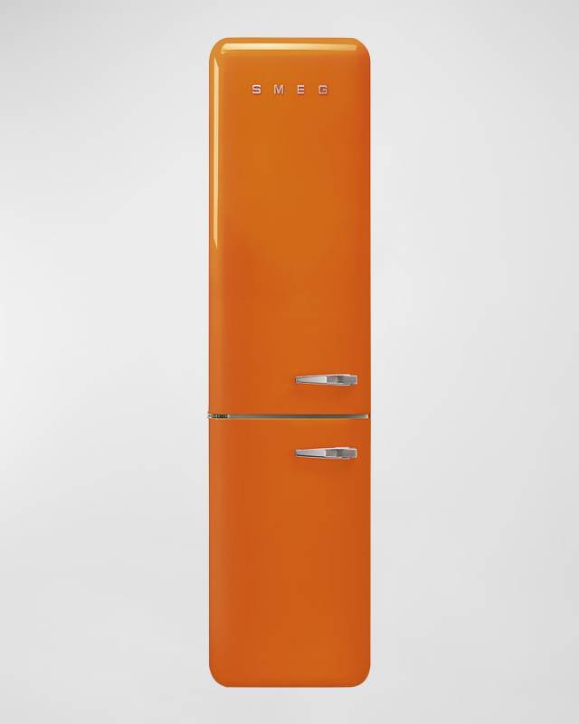 FAB32 Retro-Style Refrigerator with Bottom Freezer, Left Hinge