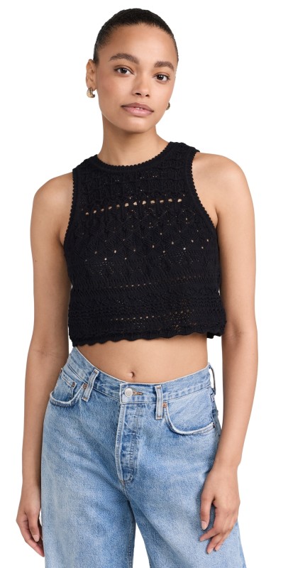 ba & sh Pierce Top Noir