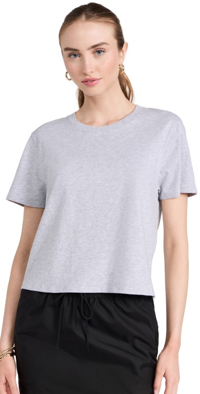Outdoor Voices Everyday Short Sleeve Tee Heather Grey