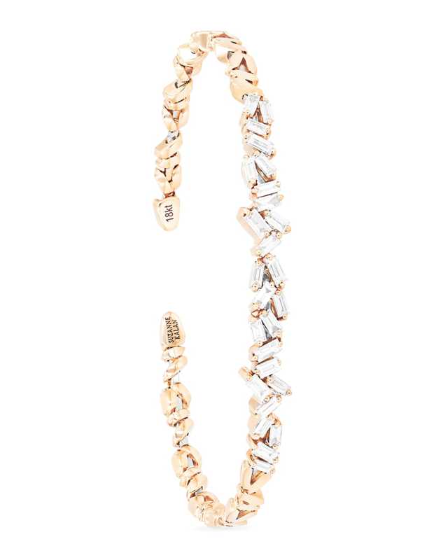 White Gold Diamond Zigzag Bracelet