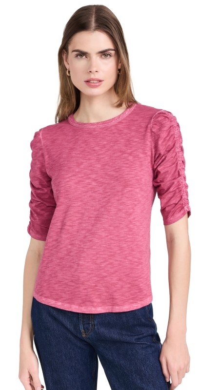 Veronica Beard Jean Waldorf Teeoft Raspberry