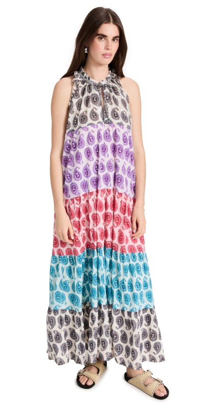 Charina Sarte Philippine Maxi Dress Multi-Color Paisley