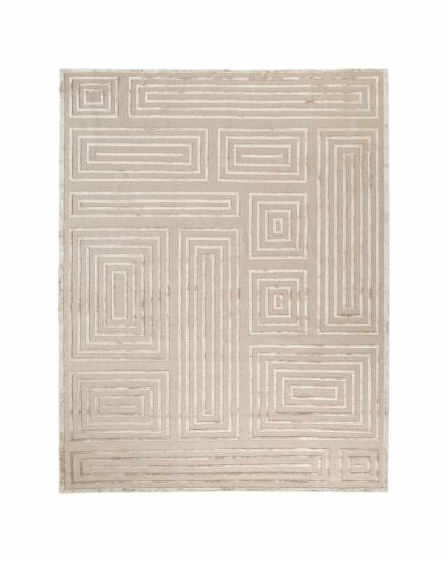 Spiral Quads Rug, 8' x 10'