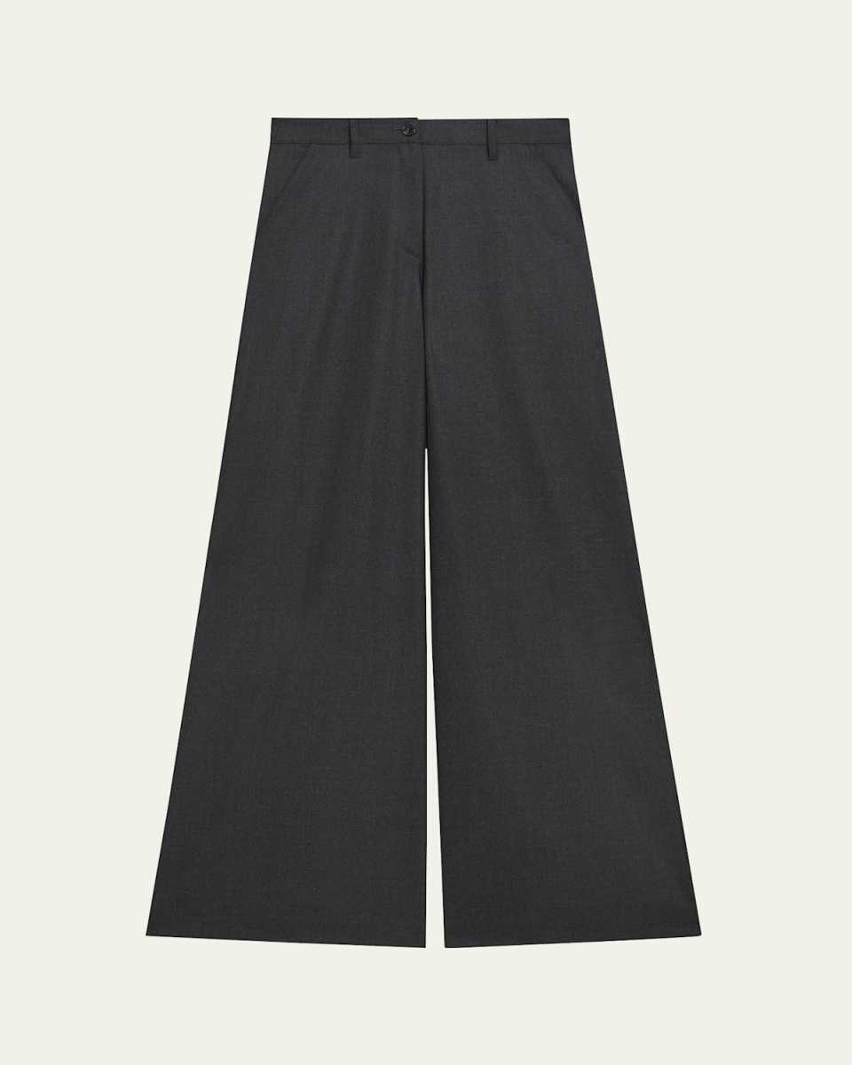 Wool-Blend Pants