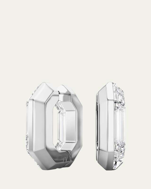 Octagon Small Lucent Hoop Earrings