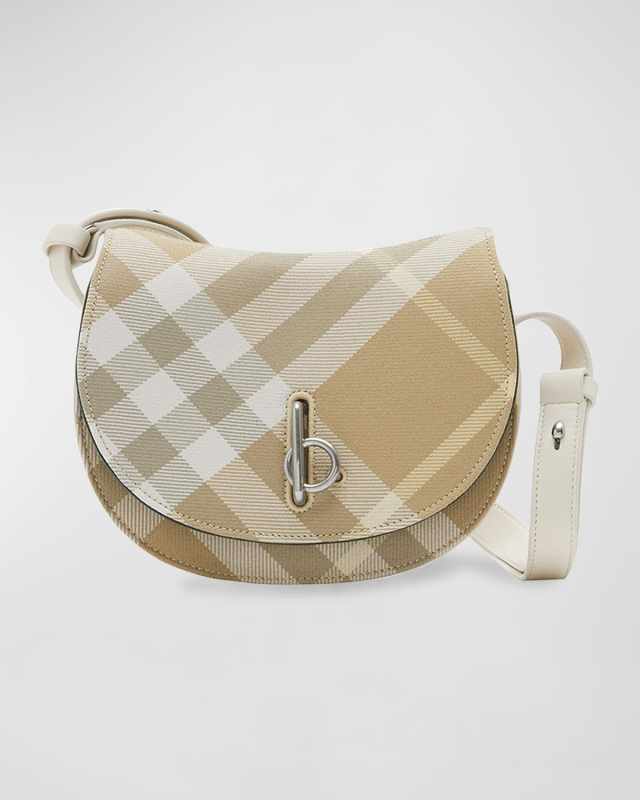 Rocking Horse Check Saddle Crossbody Bag