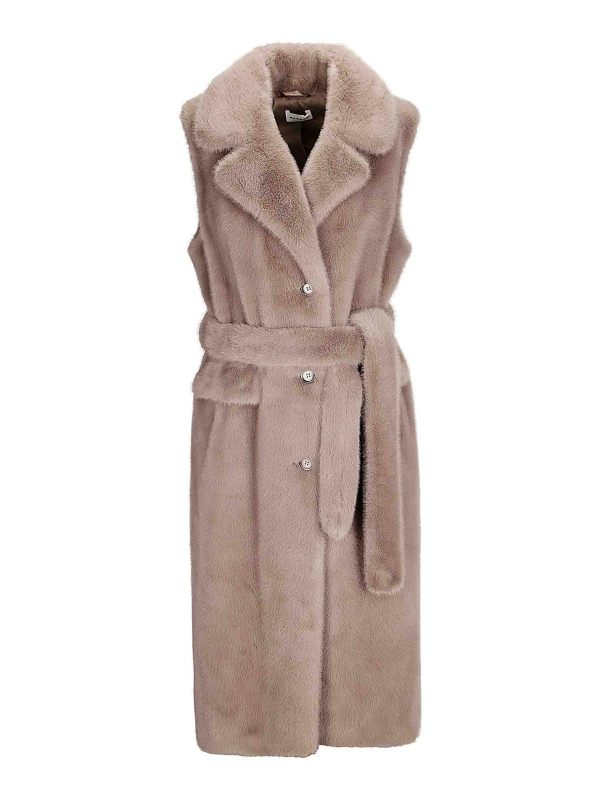 P. A.R. O.S. H. Manteau Court - Gris