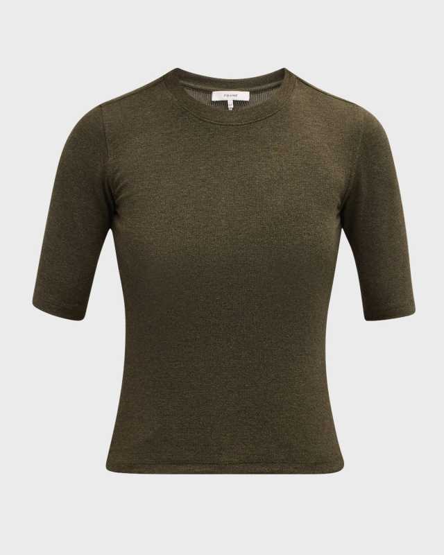 Ribbed Crewneck T