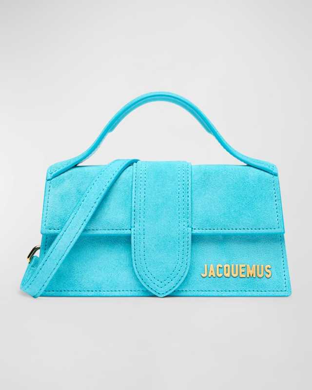 Le Bambino Suede Top-Handle Bag
