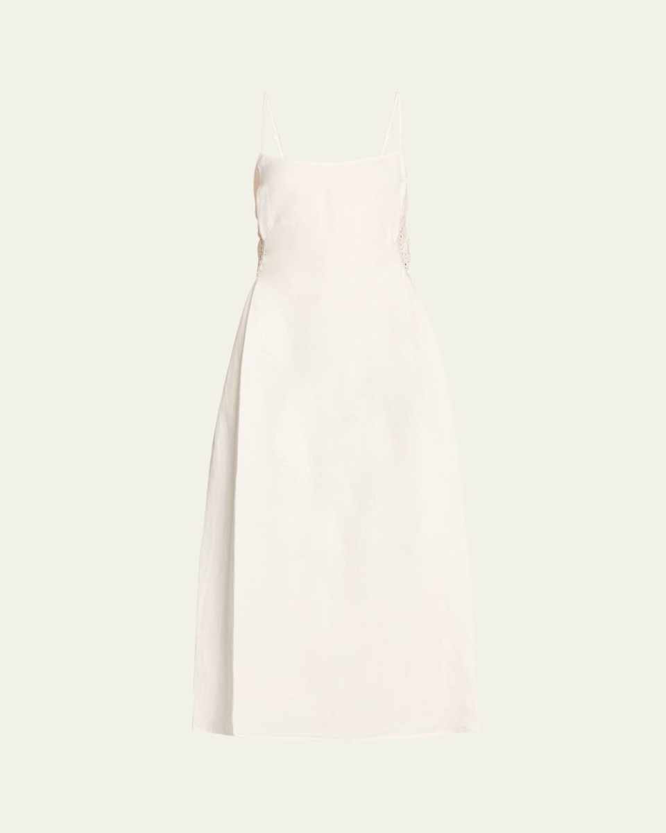 Brant Spaghetti-Strap Midi Dress