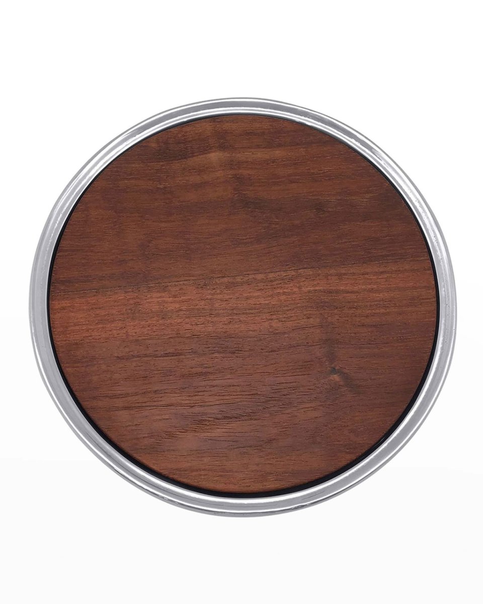 Signature Round Cheese Board with Dark Wood Insert
