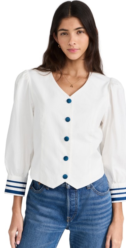 Ciao Lucia Pascal Top White