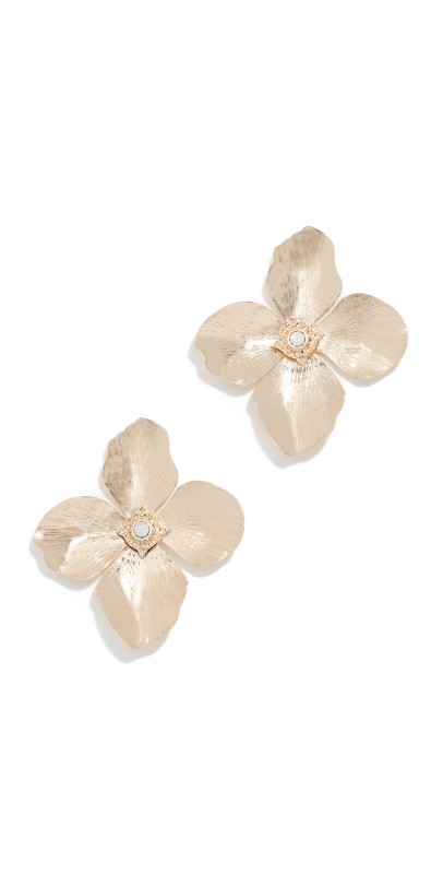 SHASHI Blossom Earrings Gold