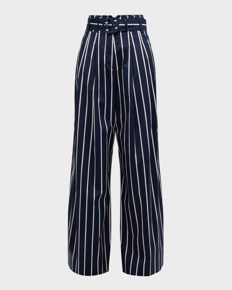 Maliyah Belted Stripe Pants