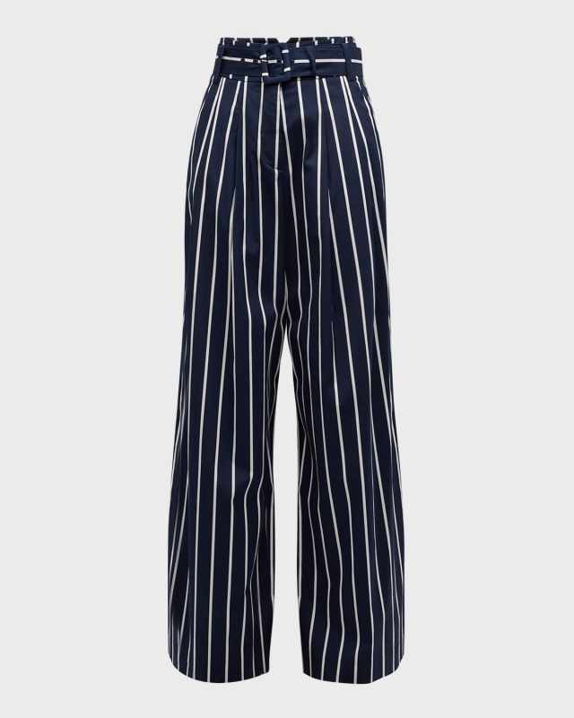 Maliyah Belted Stripe Pants