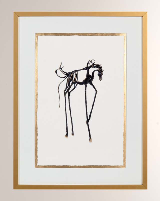 "Horse Sculpture I" Wall Art