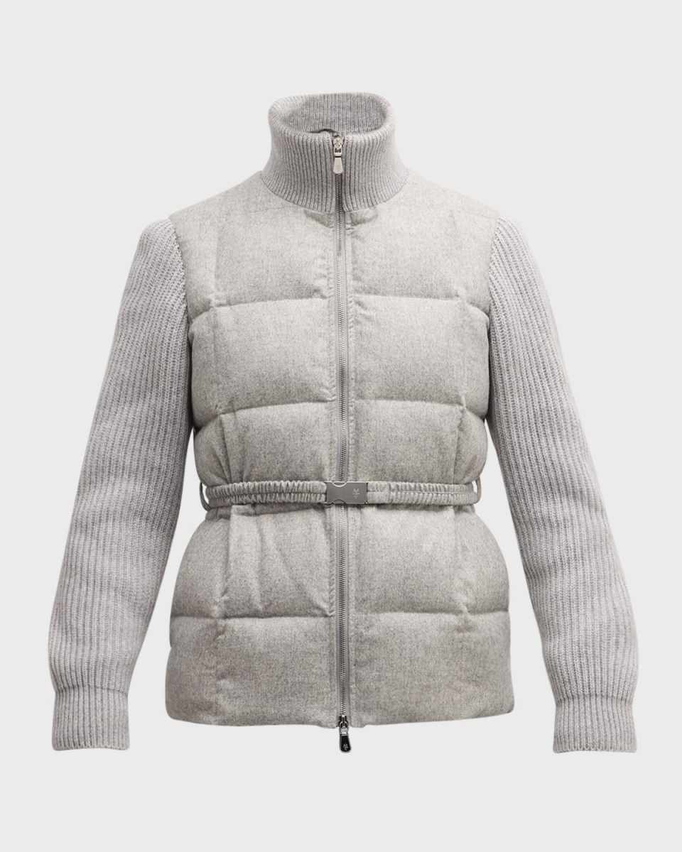 Padded Stand-Collar Jacket
