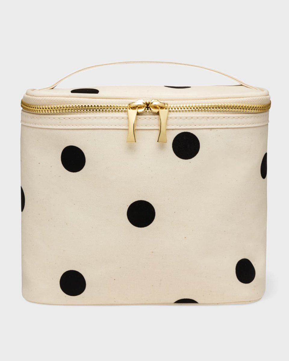 deco dot lunch tote
