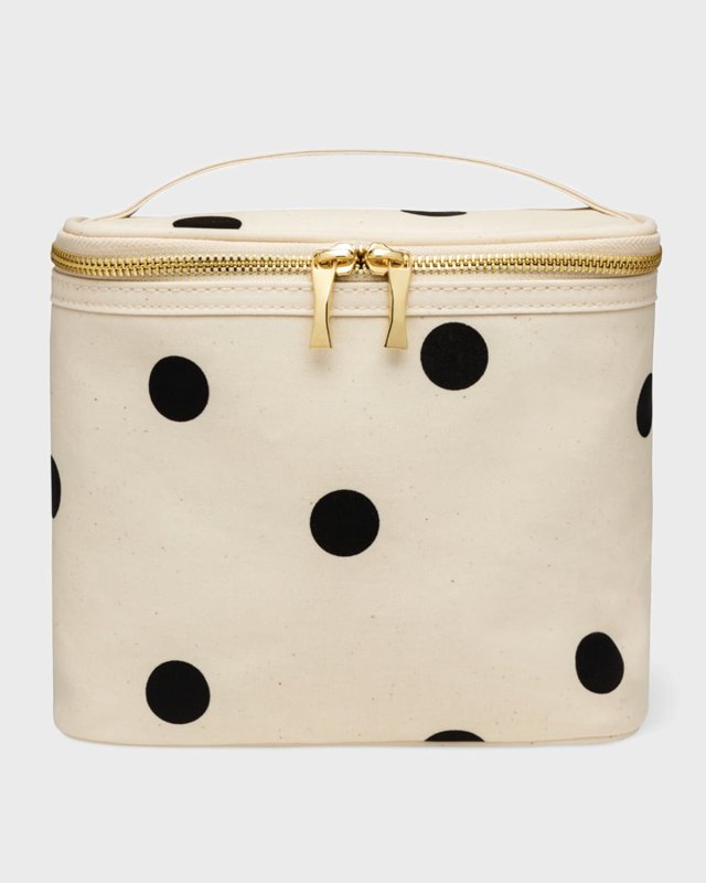 deco dot lunch tote