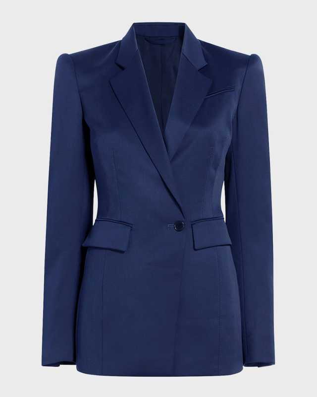 Seamed Waist Wool Jacket