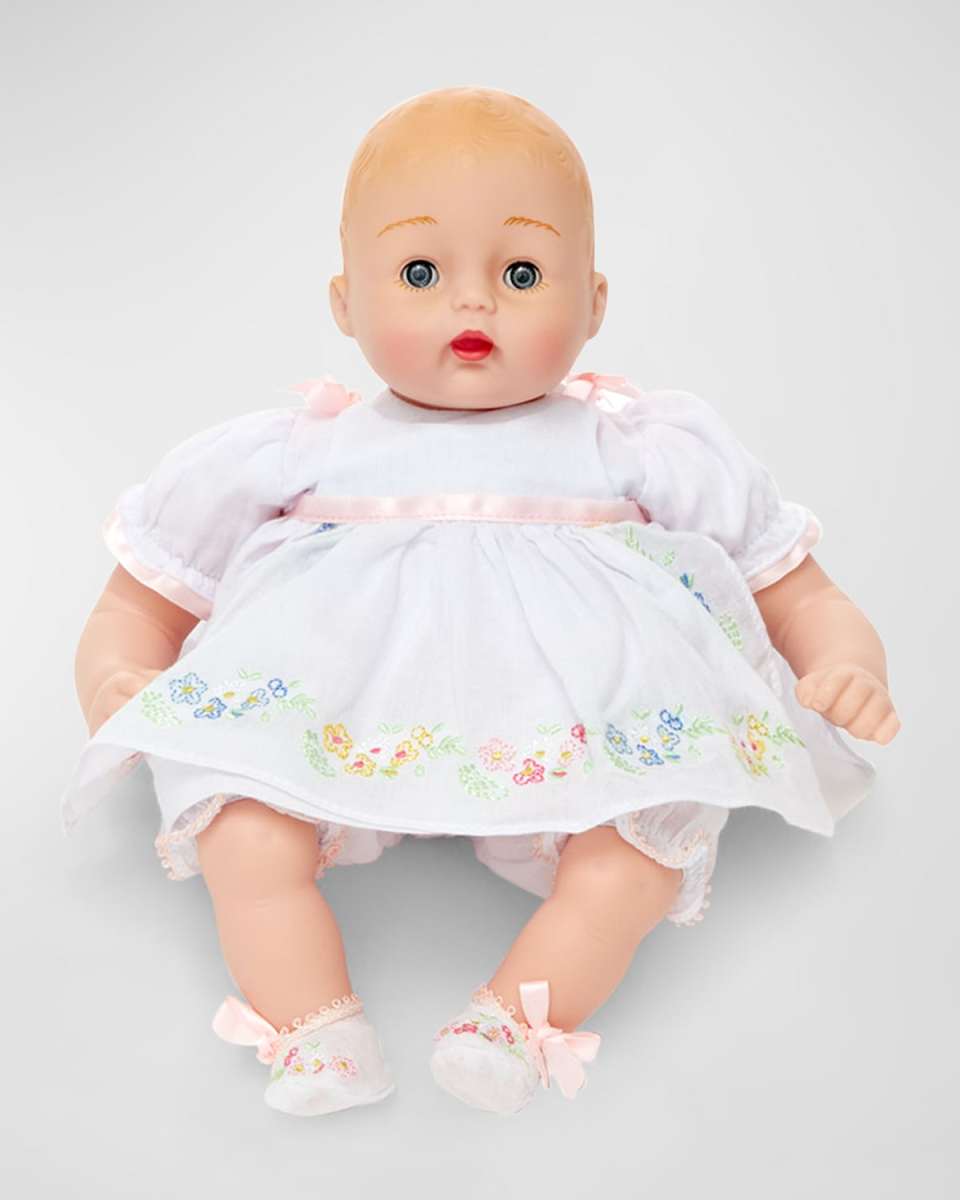 Pretty Pinafore Huggable Huggums Baby Doll