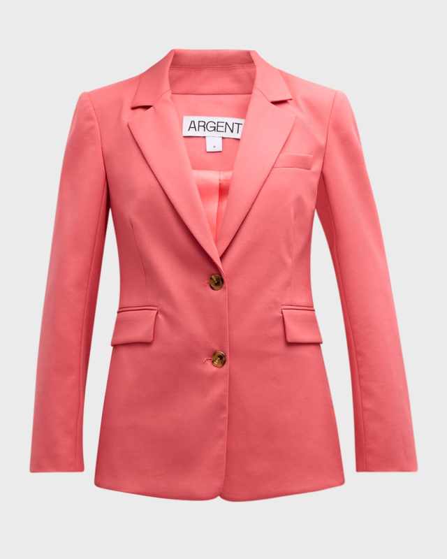 Two-Button Seasonless Wool Blazer
