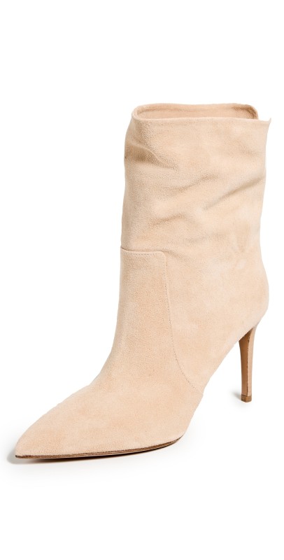 Paris Texas Stiletto Ankle Boots Ecru