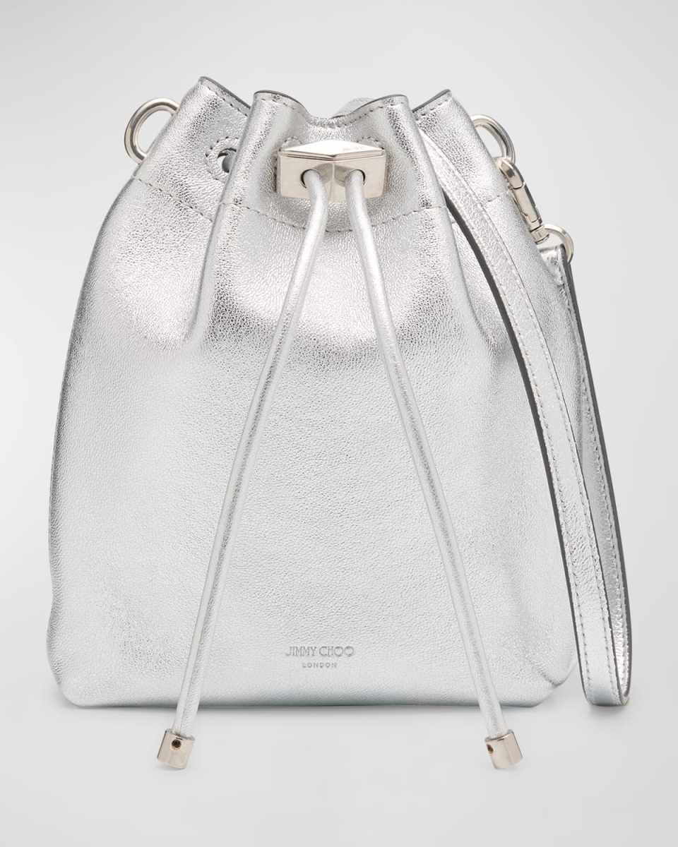Bon Bon Mini Metallic Bucket Bag