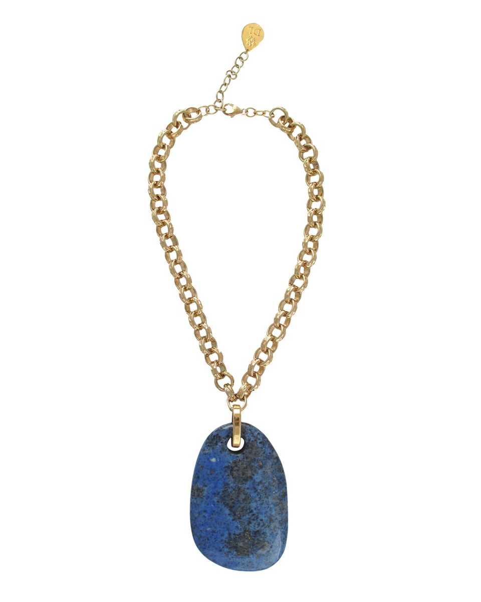 Blue Lapis Pendant Necklace